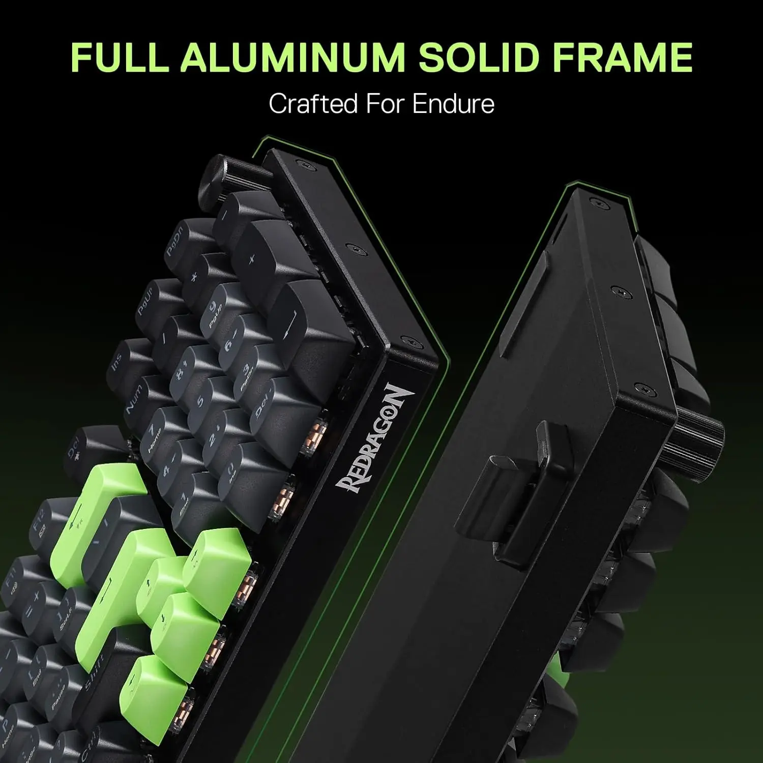 Redragon K740 98 Keys Wired RGB Gaming Keyboard, 95% PBT Mechanical Keyboard Hot-Swap Socket, Custom Linear Switch