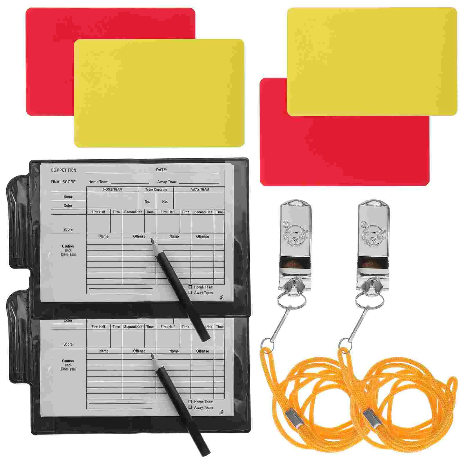 

Referee Red and Yellow Card Supply Professional Cards Accessories Accessory Multi-function Soccer Portable