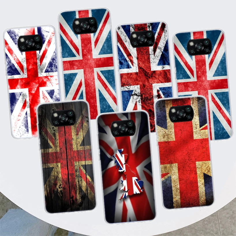 Flag United Kingdom London Phone Case For Xiaomi Mi 11 Lite 11i 12X 12 9 8 12T 11T 10T 9T Pro 10 5X 6X Ultra 5G Cover Coque Capa