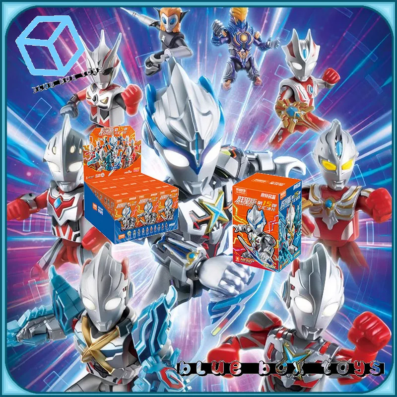 

Новинка в наличии Blokees 2025 Ultraman Galaxy Version V15, экшн-фигурка, слепая коробка Ultraman X, оригинальные игрушки на день рождения, подарки