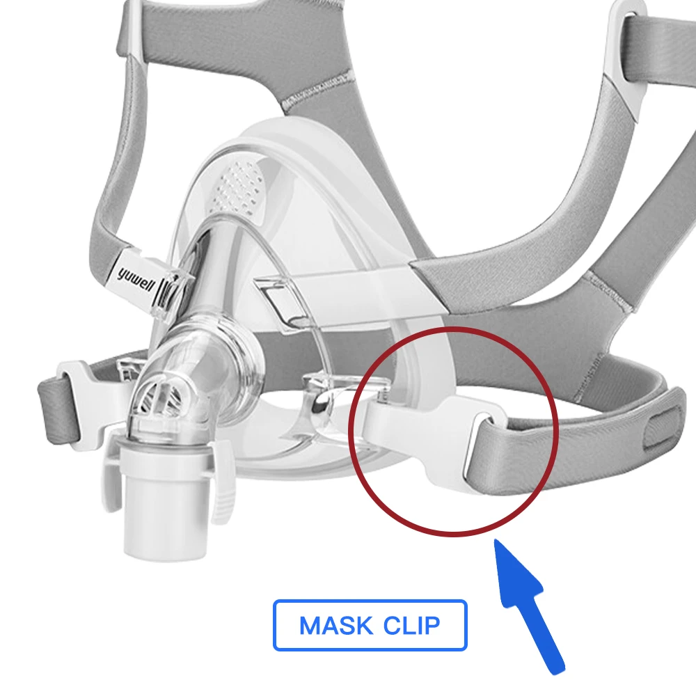 CPAP Mask Buckle Headband Clip Plastic Reinforced Buckle for Resoxy FMIIP FMII FM3 F02 F01 N02 N03 Model Mask