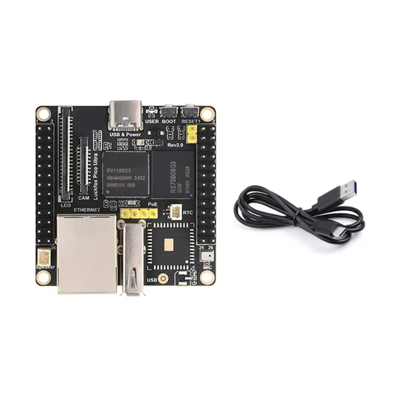 

ABKQ-For Luckfox Pico Ultra RV1106 Micro Development Board Linux Cortex-A7 CPU NPU ISP Processor Support