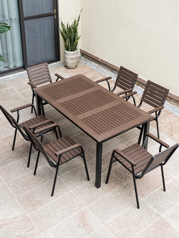 Outdoor balcony garden leisure tables and chairs