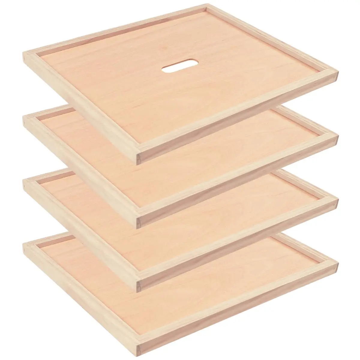 

Комплект из 4 внутренних крышек для ульев Лангстрота, с теплоизоляцией и вентиляцией, принадлежности для пчеловодства