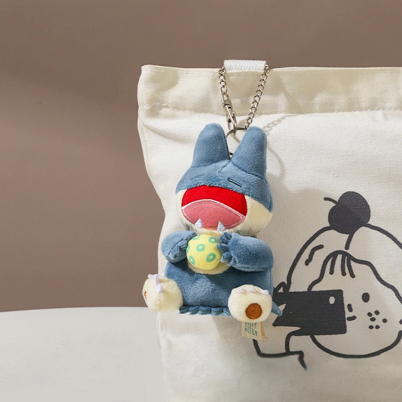 Genuine Pokemon Gashapon Toys Munchlax Cute Pendant Toys Doll Peripheral Backpack Pendant Birthday Gift