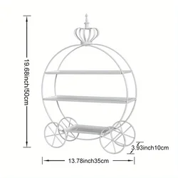Crown Dessert Display Rack, Afternoon Tea Cake, Three Layer Cake Rack, Party, Wedding Decoration, and Decoration Tray