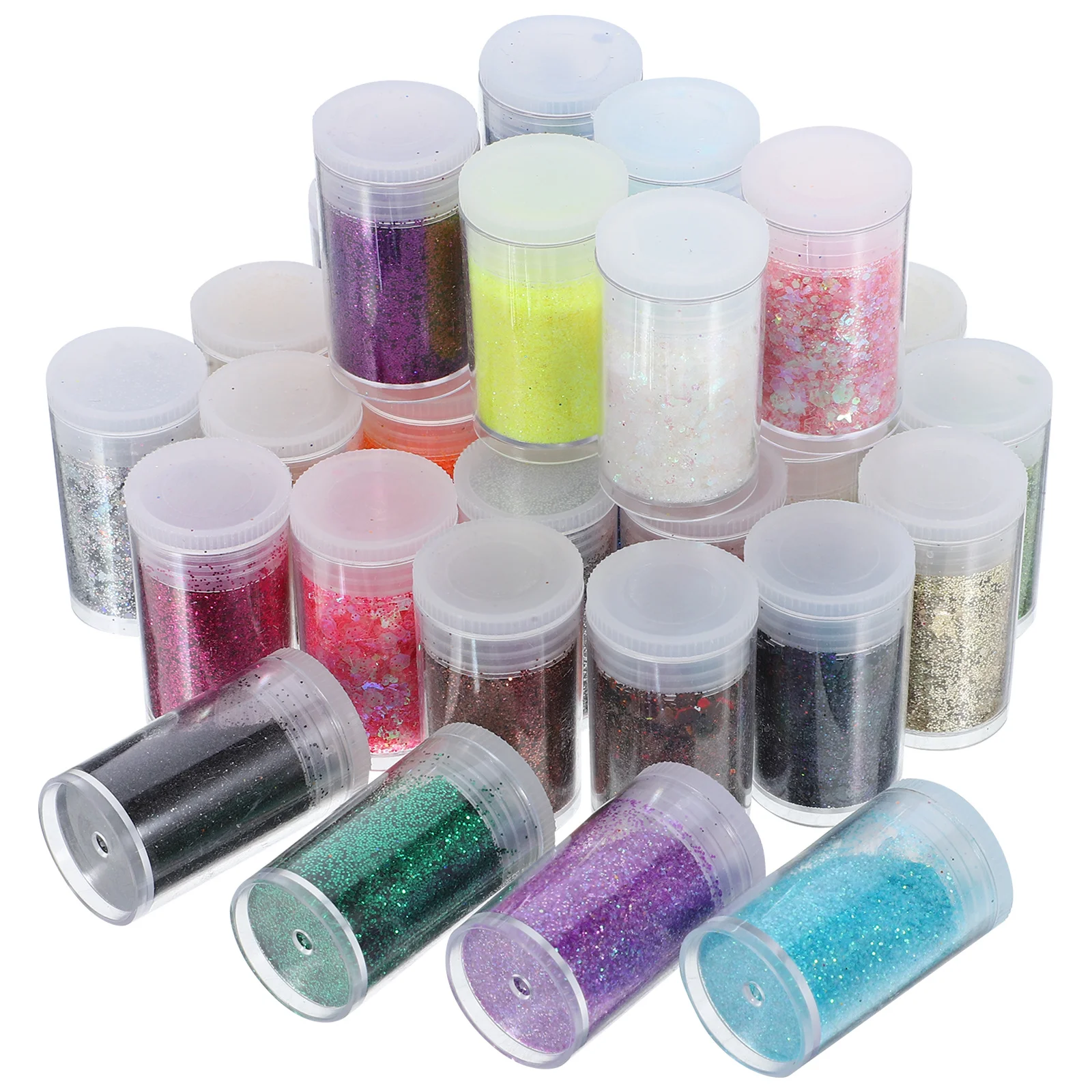 

32pcs Nail Glitter Sequins Set Multi-Color For Diy Manicure Art Decorative Nail Ornaments Fine Glitter Nails Makeup Crafts