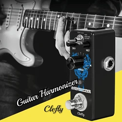 Clefly Guitar Pedal Harmonizer Digital Harmonist Pitch Effect Pedals Create Harmony Pitch Shift Harmonixed Detune HF-3