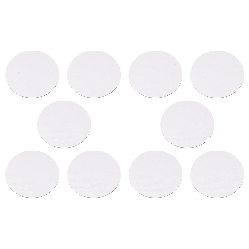 

10 Pcs Paint Canvases for Painting Round Oil Board Tools Artist Drawing Boards White Student