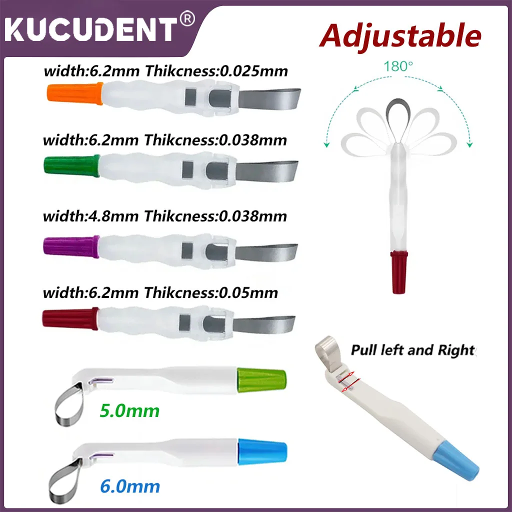 1Pc Dental Adjustable Pro Matrix Bands Holder Disposable Matrices System Clamps Pre Formed Sectional Matrix Bands for Teeth Fill