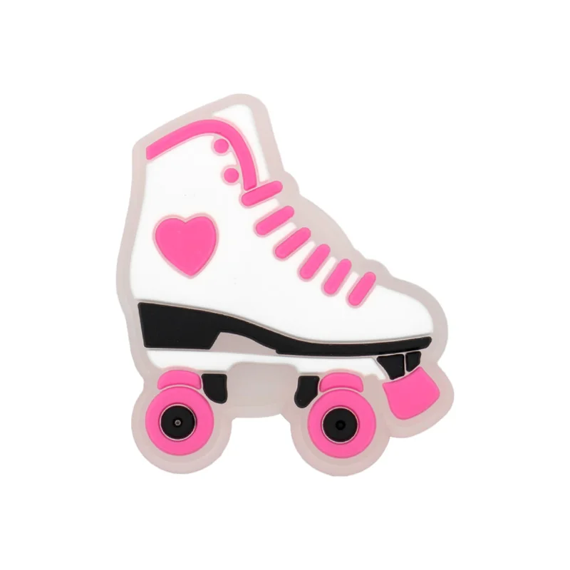 1 Stück LED-Schuhanhänger für Kinder, leuchtende Autos, Gamepad, Fußballschuhzubehör, Obst, Pizza, Käse, Süßigkeiten, LED-Pins für Frauen und Mädchen – Detail 9