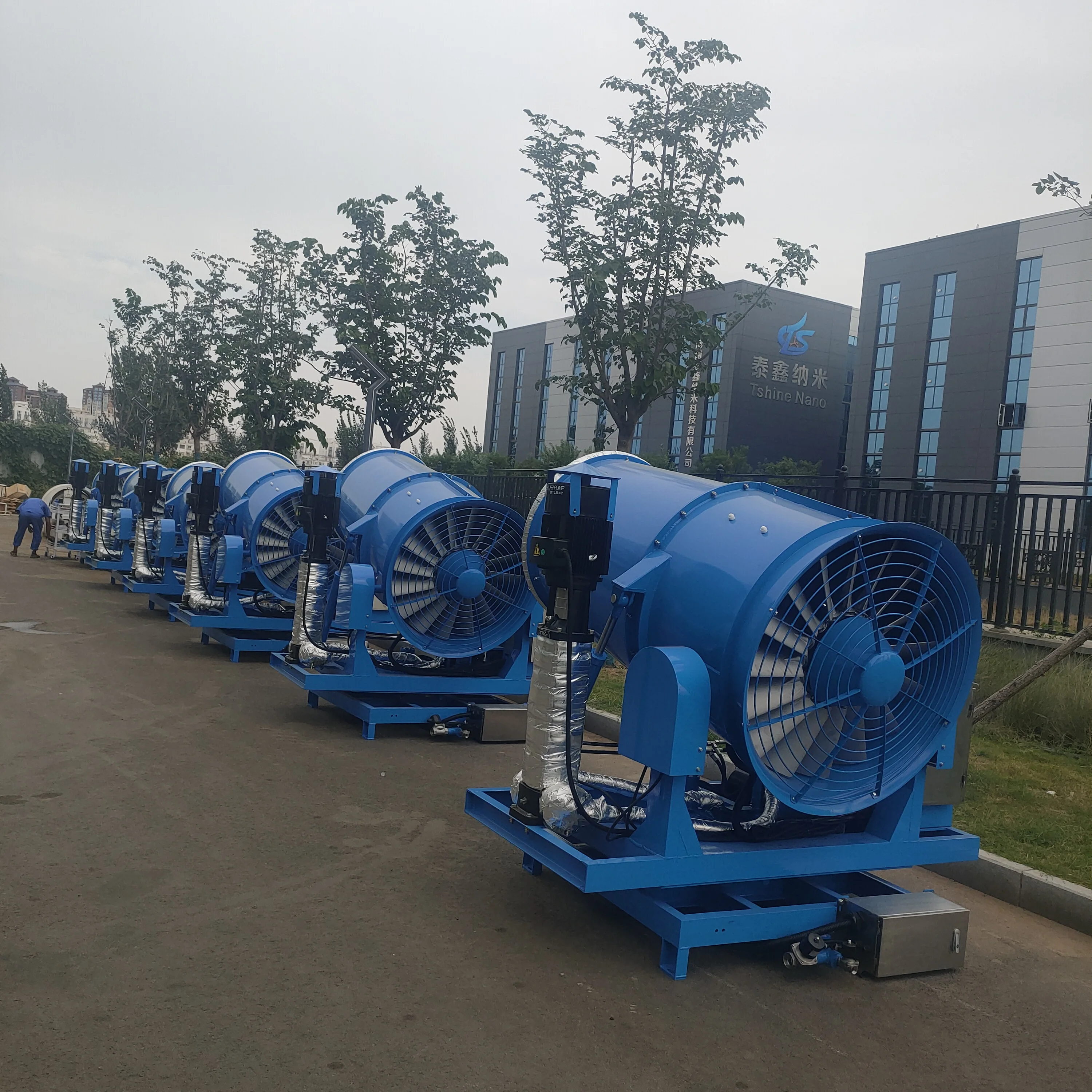 XinTian Port Dust Pollution Control Mist Sprayer Sprinklers Agriculture Irrigation System Industrial Fog Cannon for Demolition