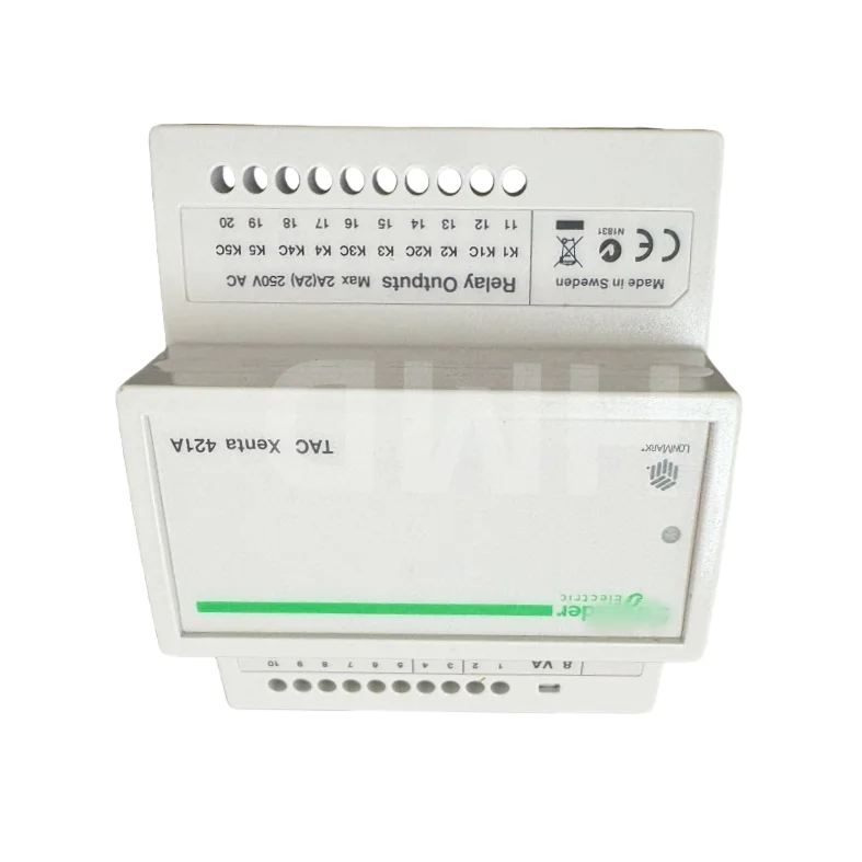 007302450, TAC Xenta 421A digital I/O expansion module, DIN rail mount