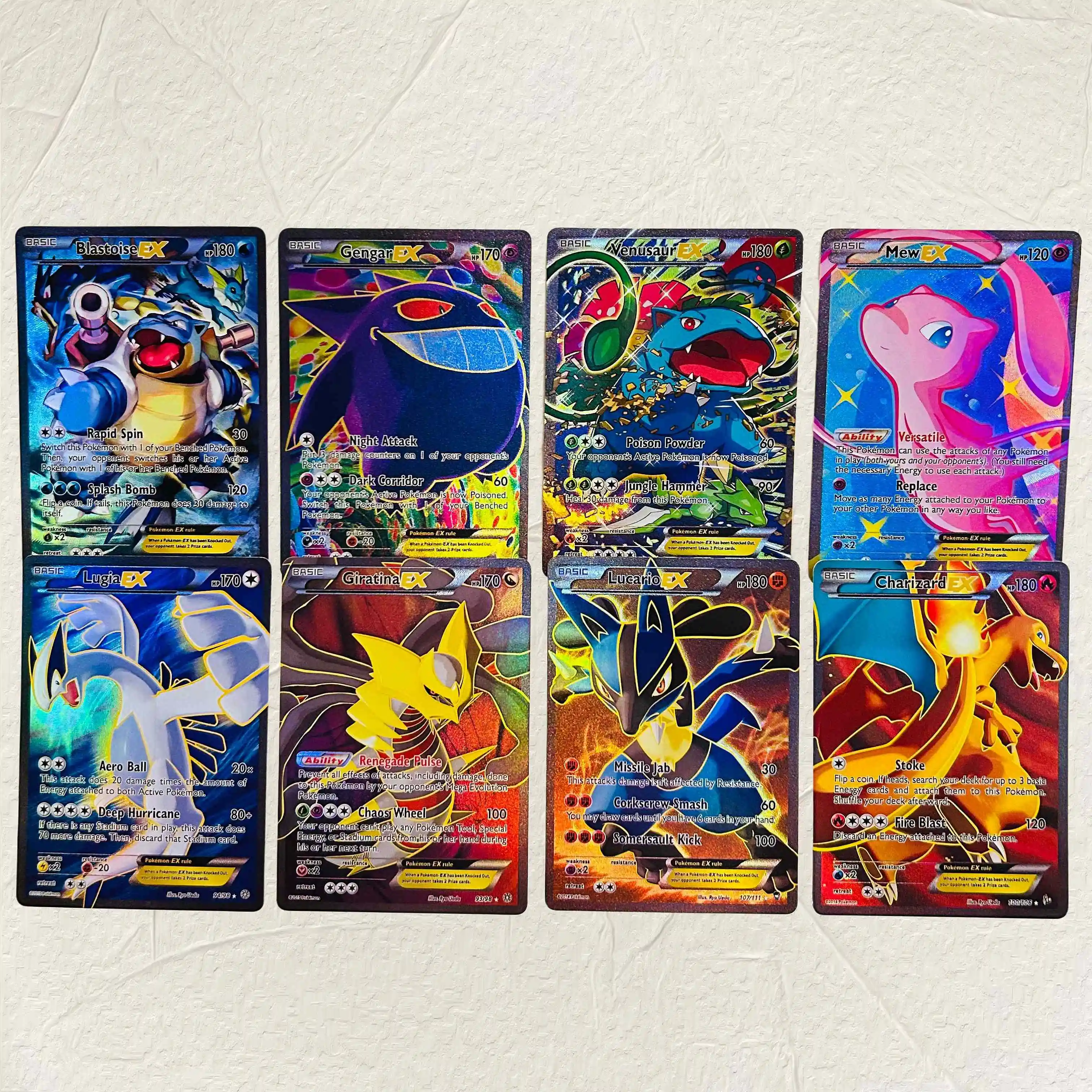 Board Game Diy - ชุดการ์ดลายฟอยล์ 8 ชิ้น ลายตัวละครจากอนิเมะชุด DIY: บลาสโตอิส,