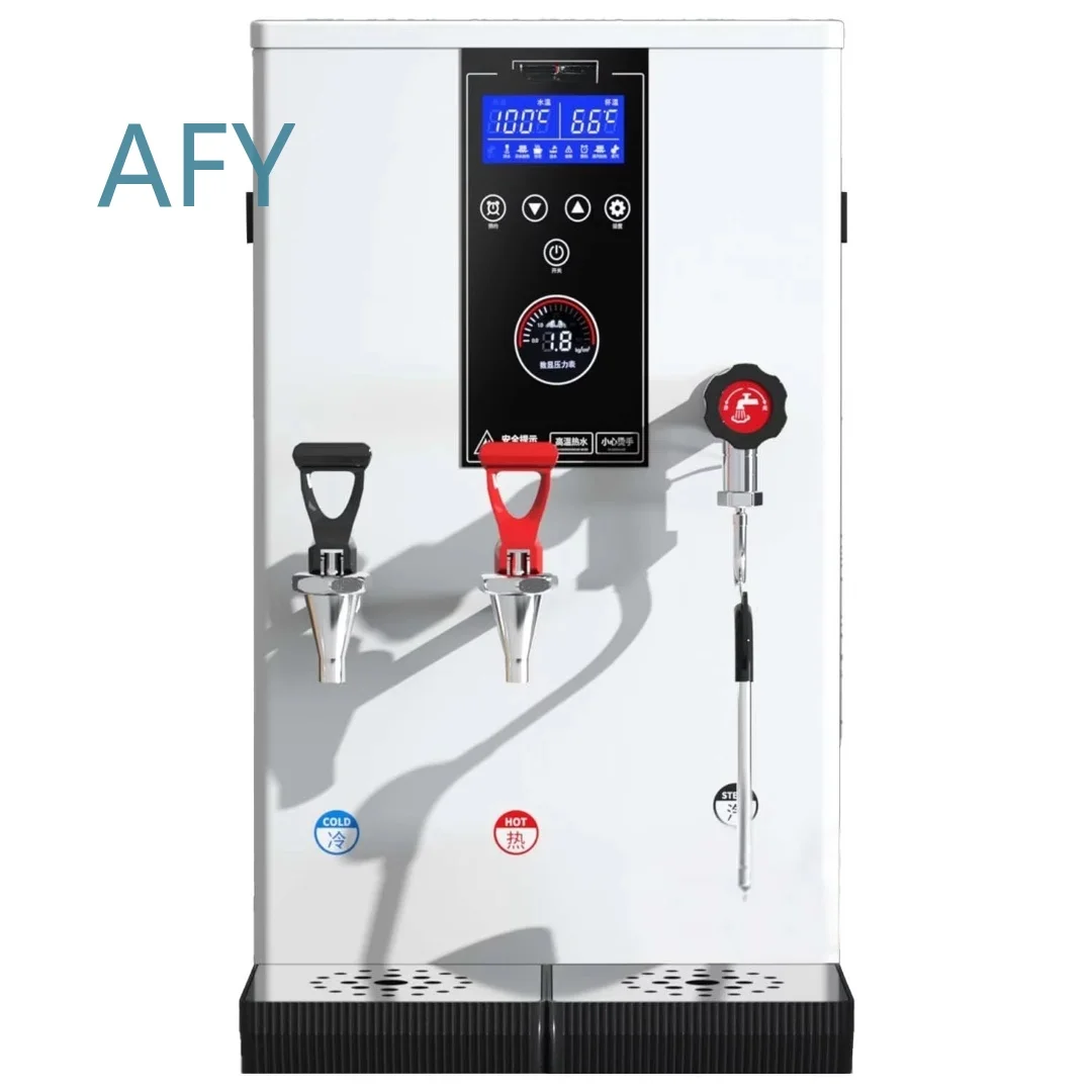 Catering Water Boiler Machine for Commercial Use Electric Hot Water Dispenser with Steam Milk Frother for Espresso Machines