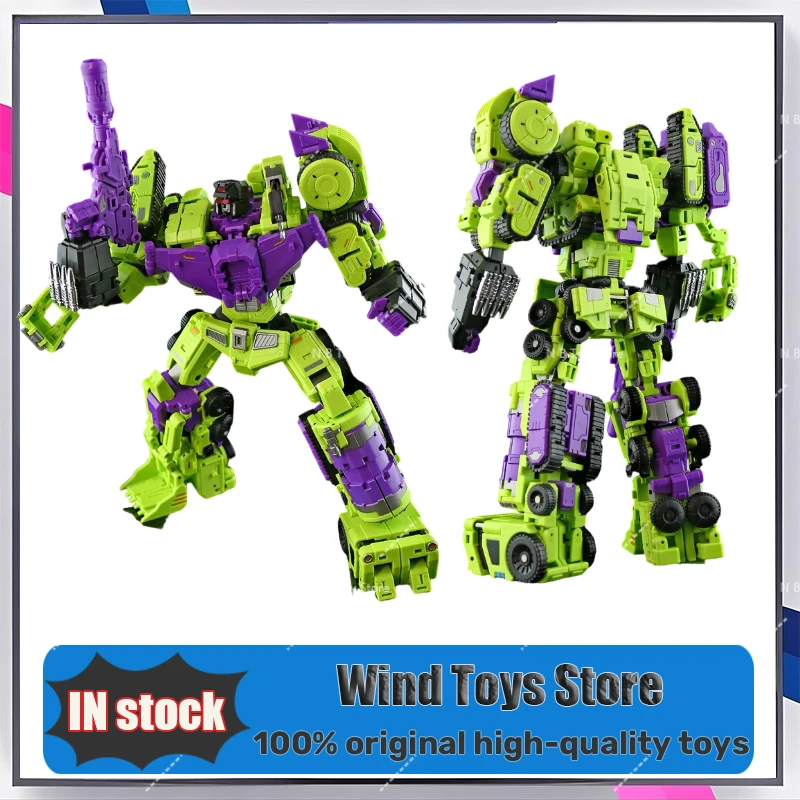 【재고 있음】MICRO COSMOS 변신 MC-02 MC02 데바스테이터 리키-오 훅 스크레이퍼 믹스마스터 DW 만화 액션 피규어