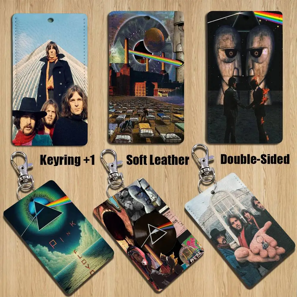 

COOL P-Pink Floyd band Holder For Bank Business Work Card Holder Student Card Case Bus Card Keychain