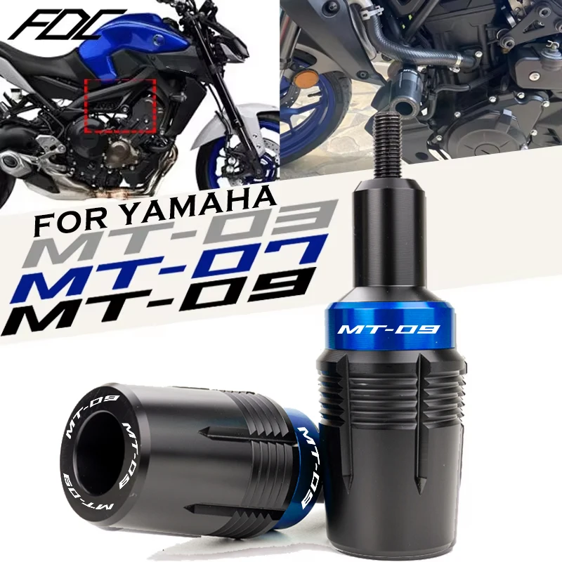 สําหรับ Yamaha MT 03 07 09 MT09 MT07 FZ07 MT03 MT-03 MT-09/SP 2014-2025 รถจักรยานยนต์ป้องกัน FALLING CRASH ป้องกัน Sliders กรอบ