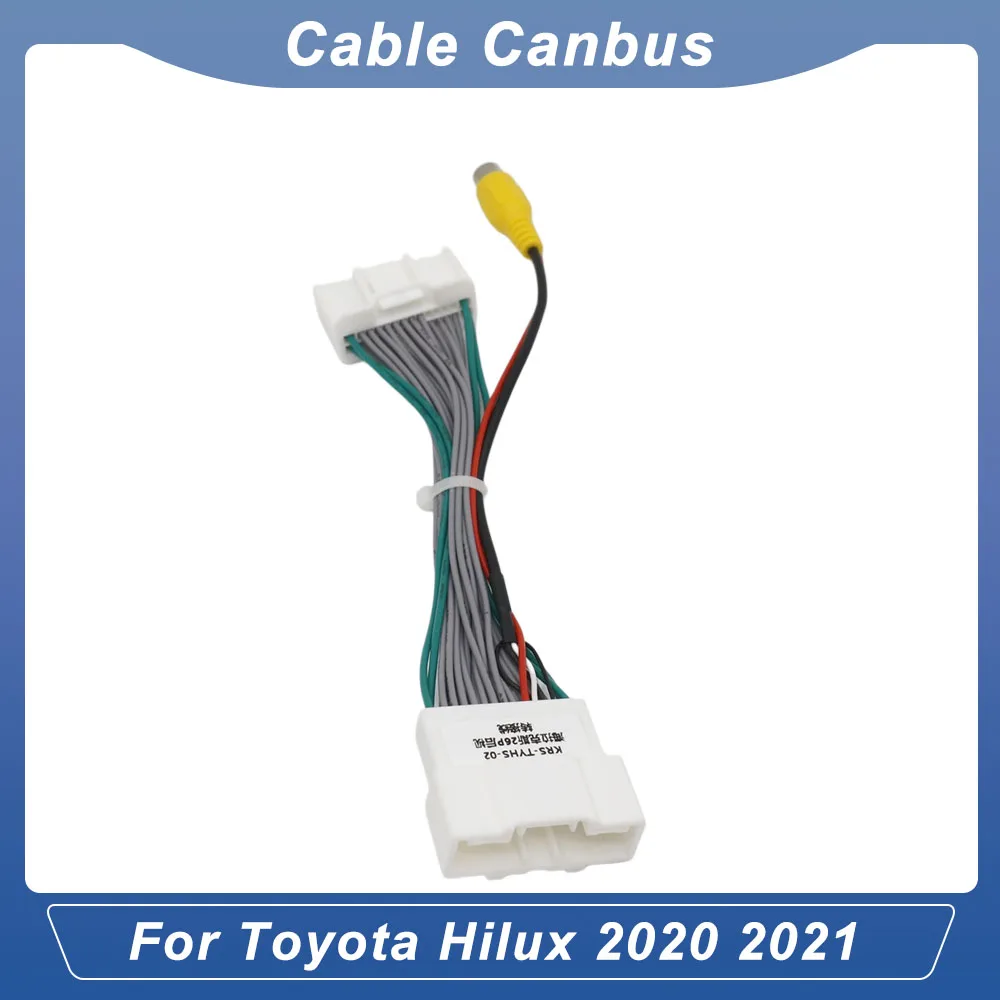 Backup Camera Retention Harness for Toyota Hilux 2020 2021 Original Display Adapter Cable Kit