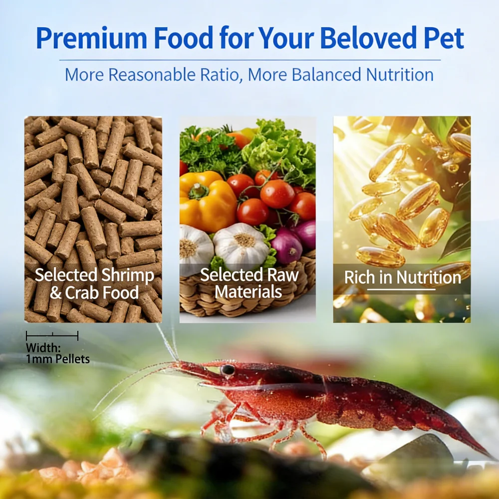 280g Shrimp Feed Granules Prem - đánh giá và giá Aquarium Fish Eggs