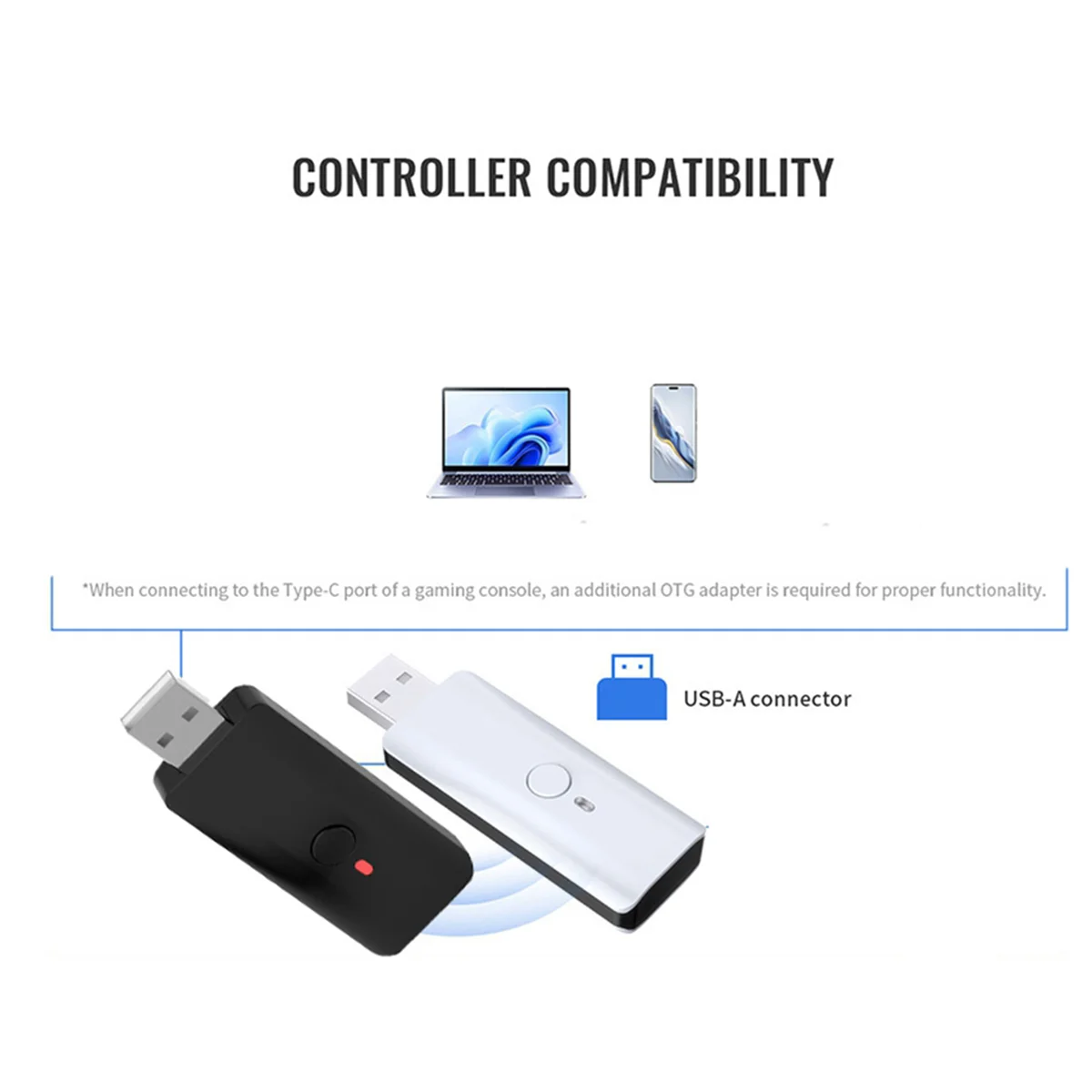 A17I Wireless Controller Adapter Bluetooth Griff Konverter für //NS/ PC/ B