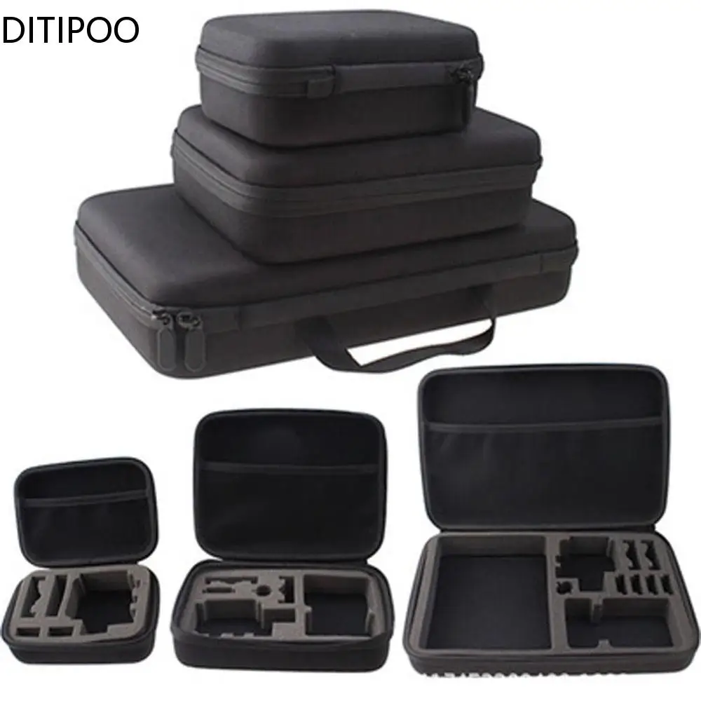 

Portable Carry Case Hard Bag Sports Camera Accessory Anti-shock Storage Bag for GoPro Hero 3/4 SJCAM Action Camera