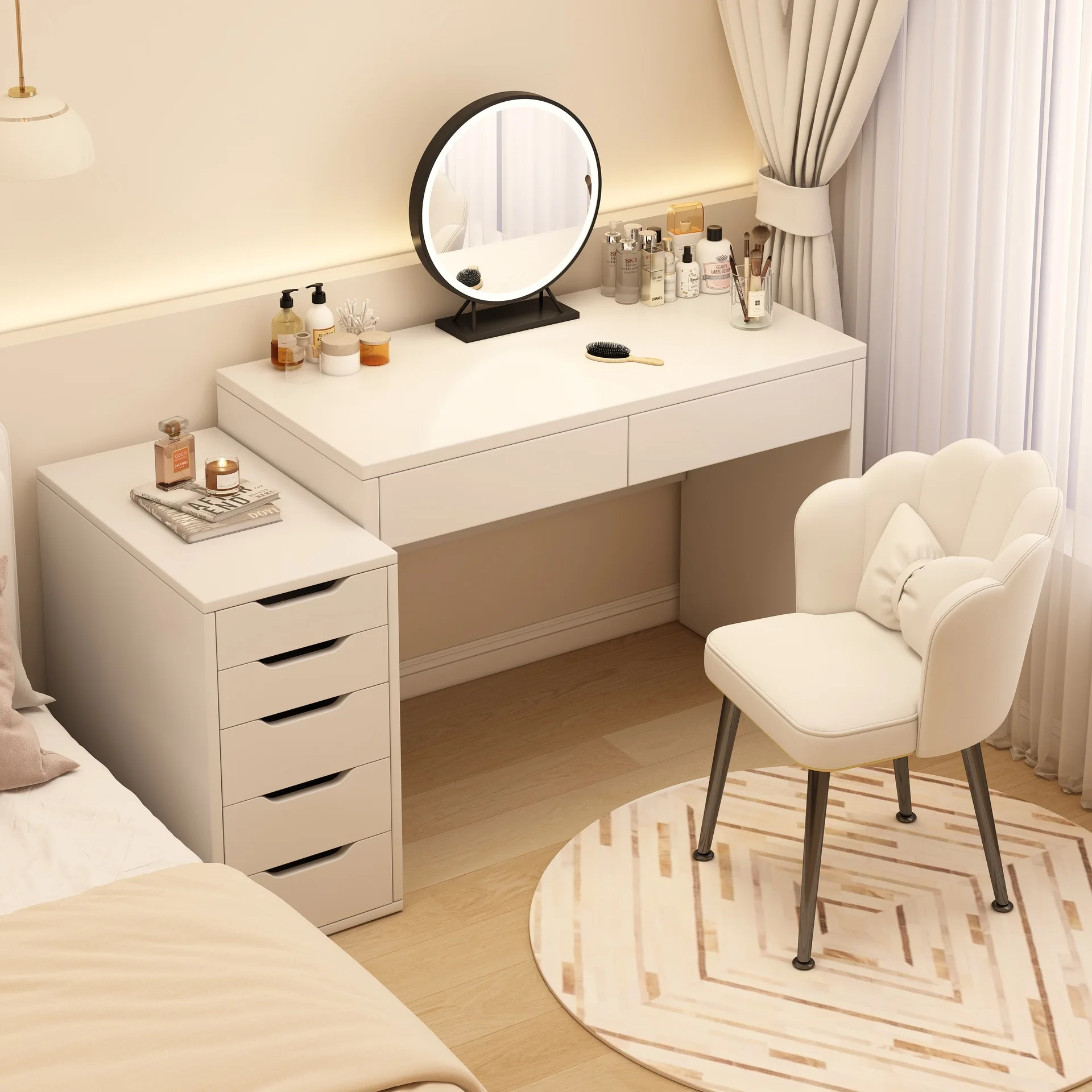 

Bedroom Dresser Desk Chair Makeup