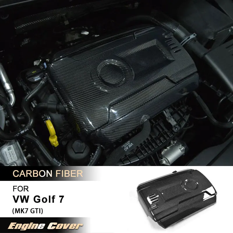 Car Engine Cover Bonnet for VW Golf 7 MK7 GTI R Hatchback 2014-2017 Non Standard Hood Engine Cover Trim Bonnet Carbon Fiber