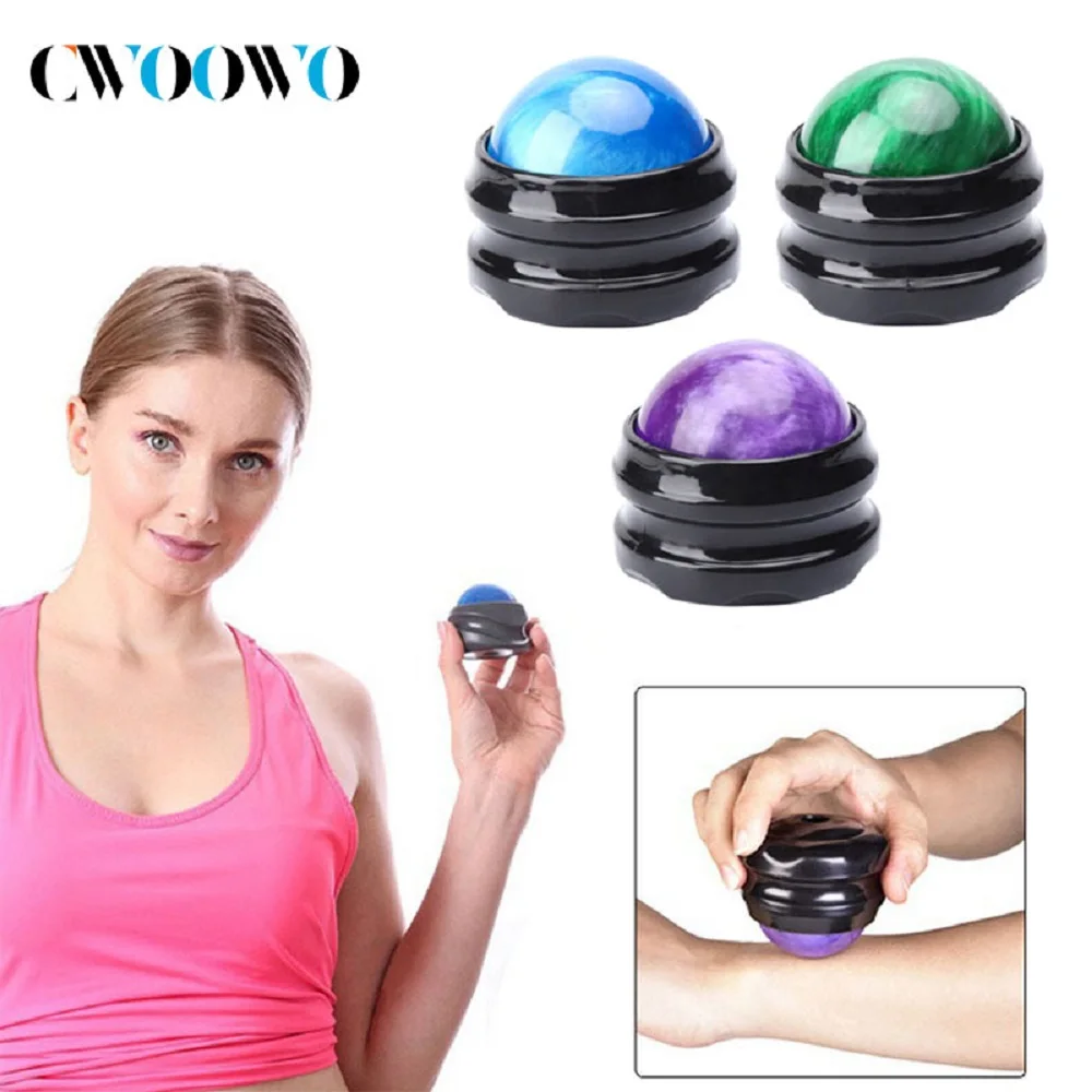 1Pcs Massage Ball Roller Sore Muscles Rolling Ball Massager Tool Ppressure Point Body Back Massage Hand Roller Muscle Knots