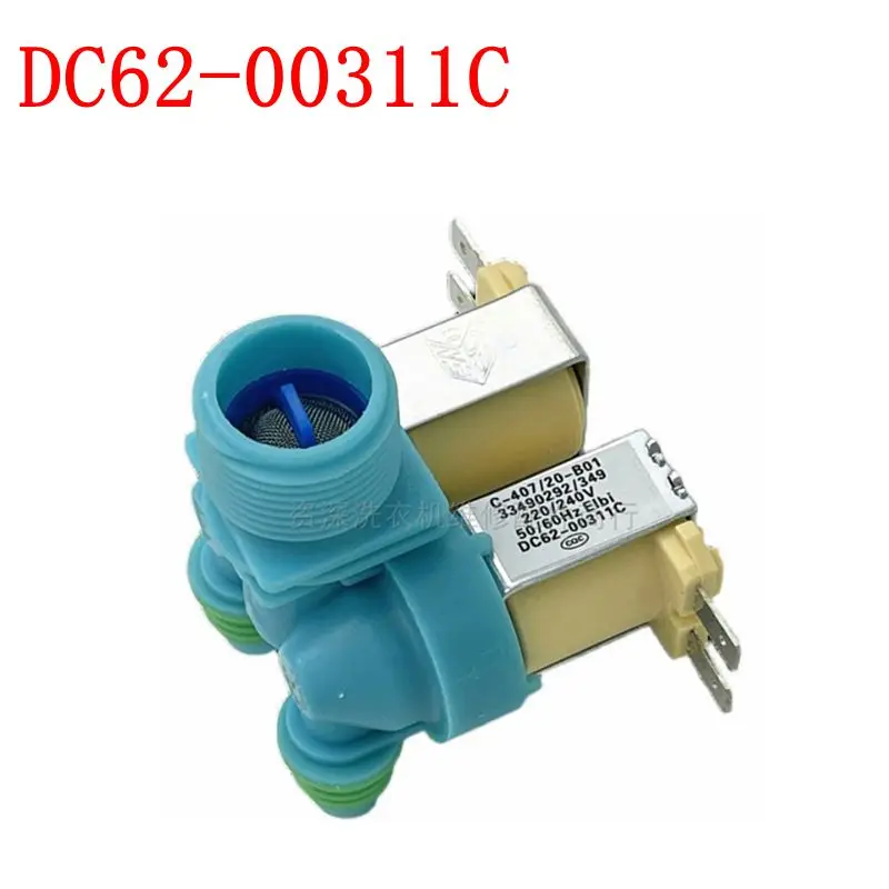 

Fully automatic Samsung washing machine inlet valve DC62-00311G double head solenoid valve AC220V parts