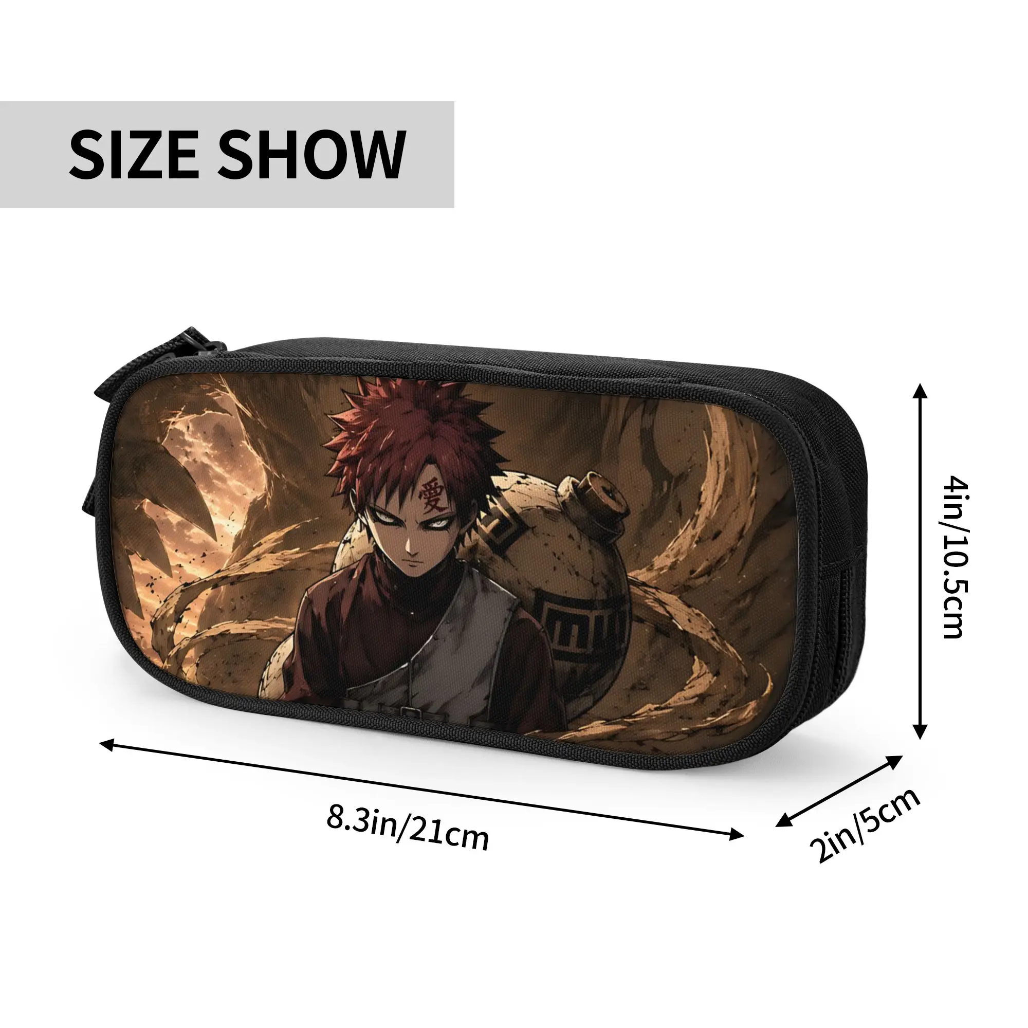 Custom Naruto Anime Theme Large Capacity Bags for Child  School Pencil Bag for Boys Gilrs Kids