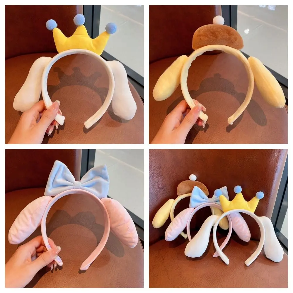 Plush Cartoon Doll Headband Korean Style Hair Accessories My Melody Hair Hoop Headdress Hairbands Anime Hair Hoop Photograph