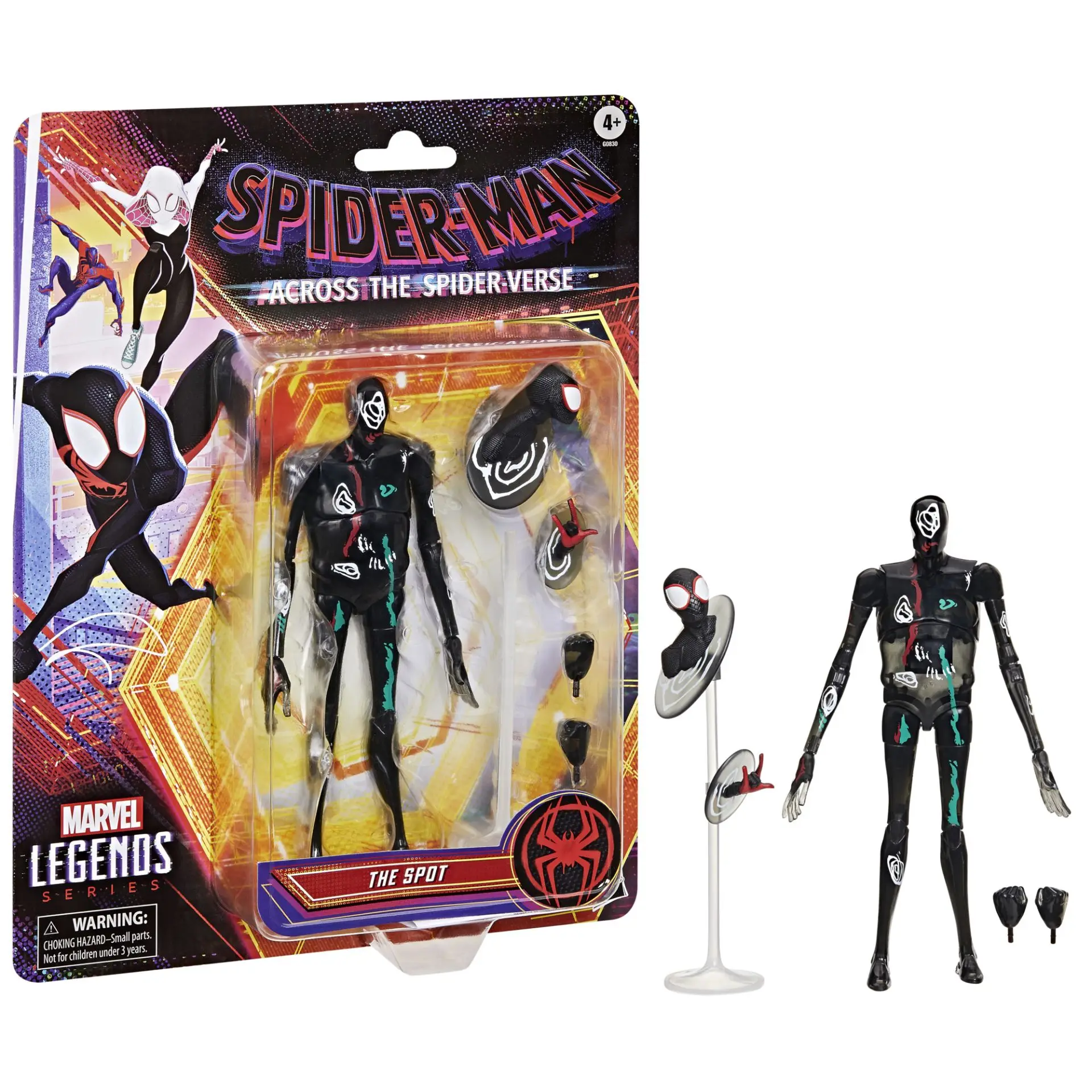 

Hasbro Marvel Legends Series The Spot, Spider-Man: Across The Spider-Verse Коллекционная 6-дюймовая фигурка G0830