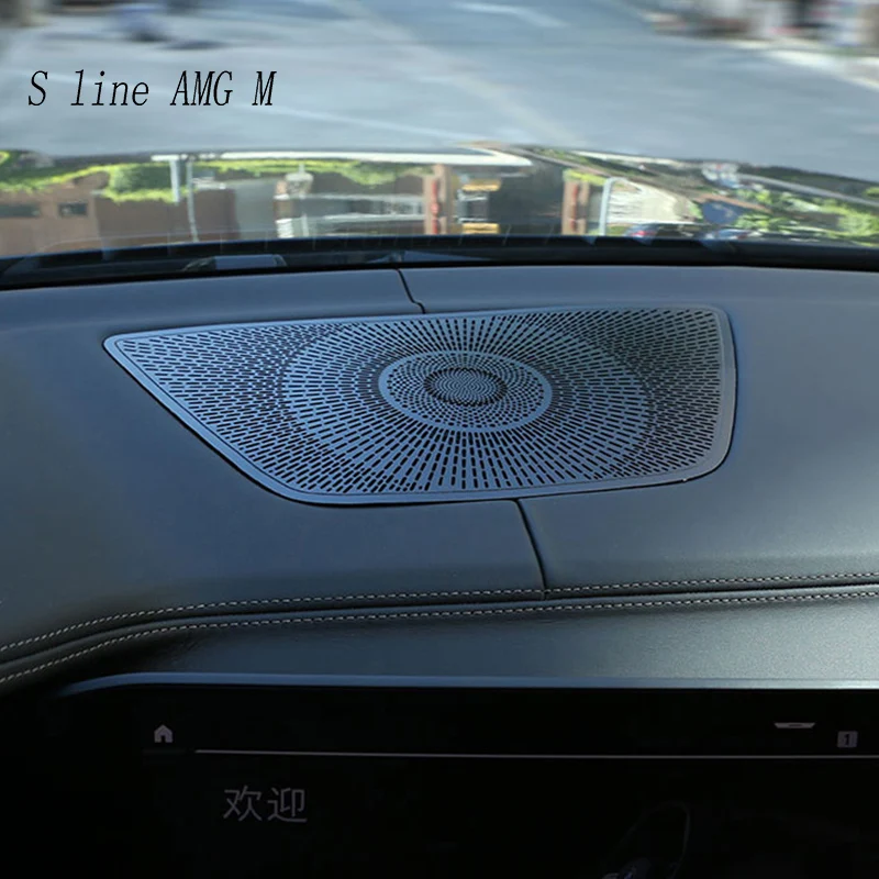 

Автомобильный Стайлинг, центральная панель динамика, накладка для BMW X7 G07 2019-2022, передний среднечастотный динамик, твитер, музыкальная стерео наклейка