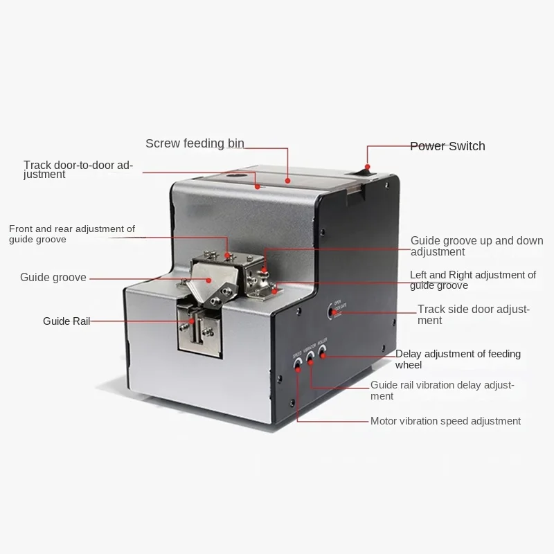 220V Fully automatic screw arranging machine Screw arranging machine Feeder Automatic screw distributor Screw conveyor