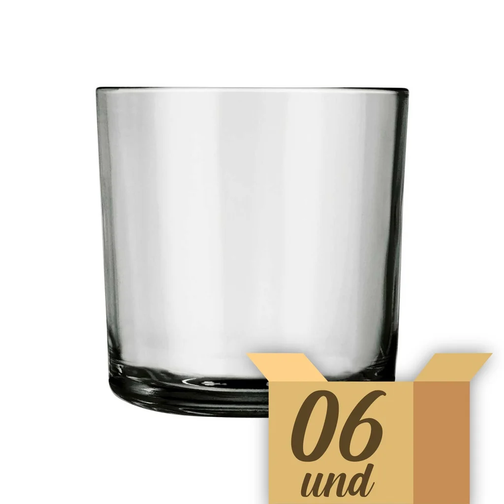 WHISKY CUP BOX 265ML BAR ROCKS 6PC NADIR FIGUEIREDO