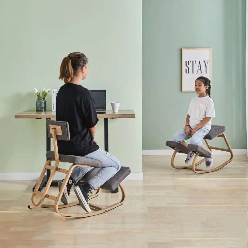 Computer Chair Home Comfort Sedentary Office Children Students Learn Write Correction Sitting Stool Kneeling Chair Living Room