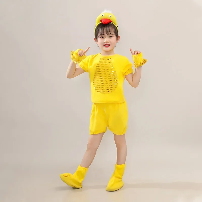 Krause & Sohn Costume de Canard S- L Combinaison Jaune Animal Costume Combinaison Canard Carnaval Oiseau Poussin (S