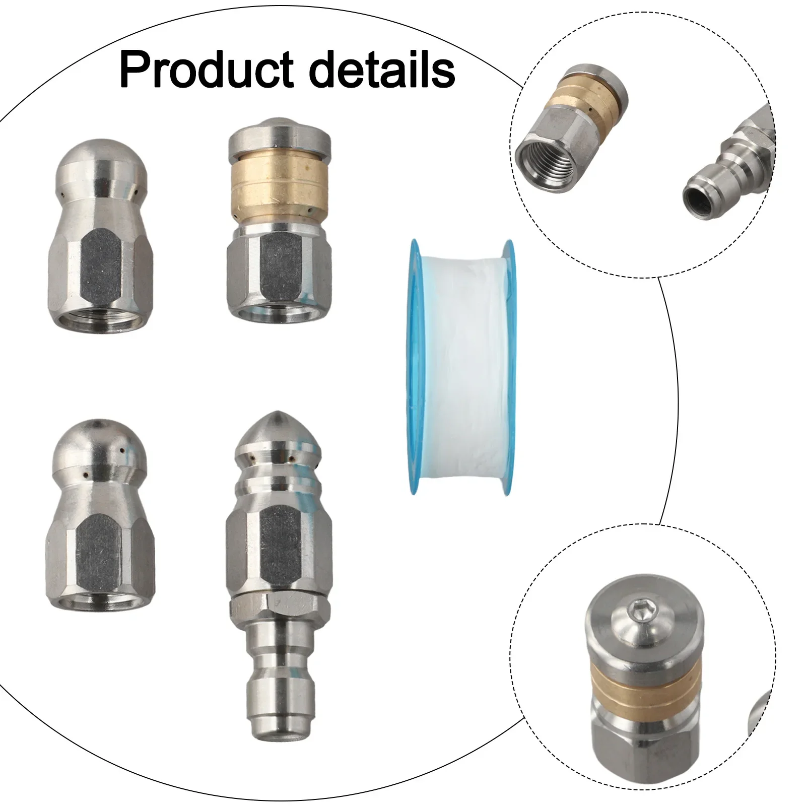 For High-Pressure Cleaners Efficient Debris Removal Dredging Head For Heavy-Duty Use Efficient Dredging Tool Part