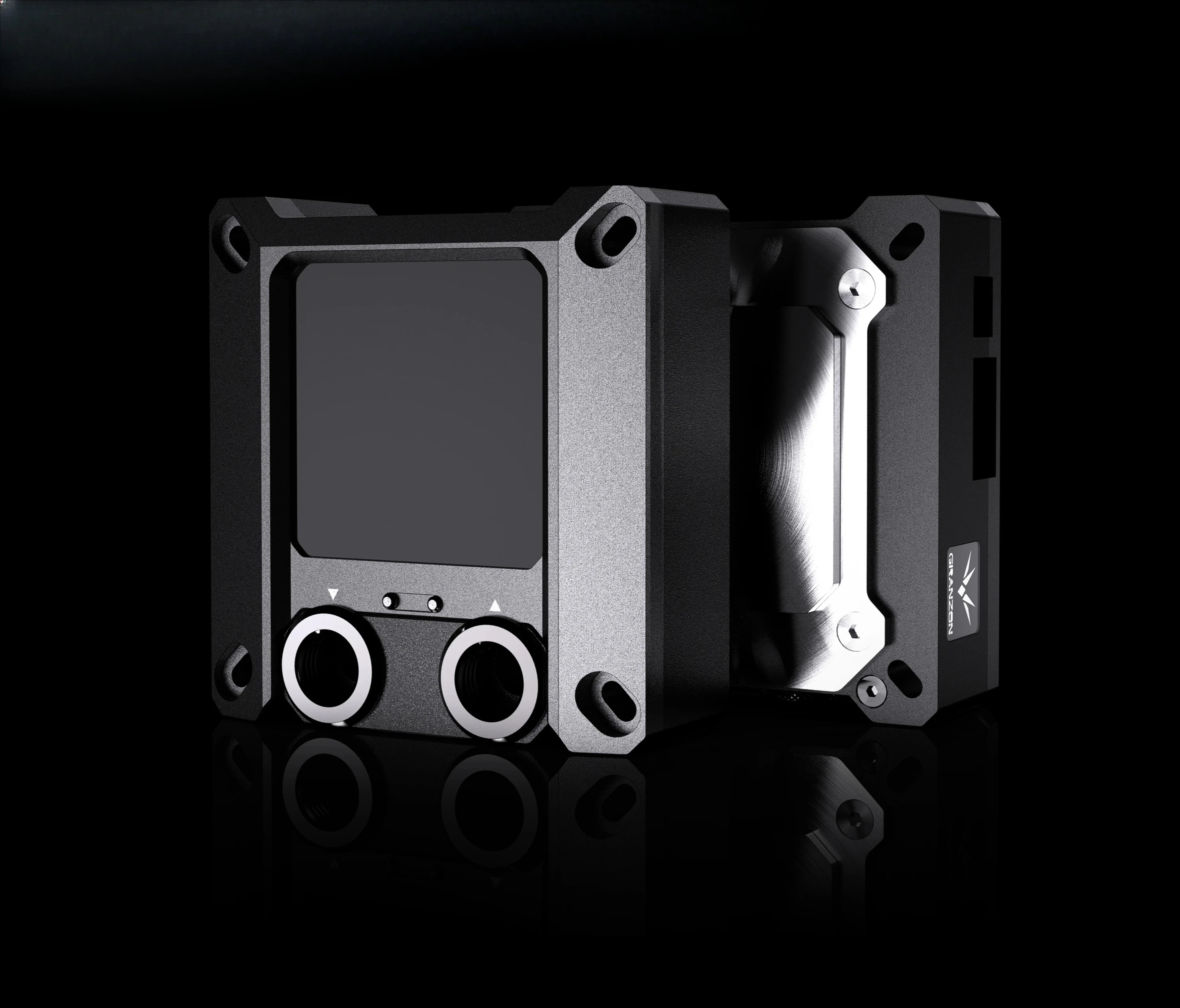 Digital display CPU water cooling head AIDA64 secondary screen, real-time temperature monitoring platform
