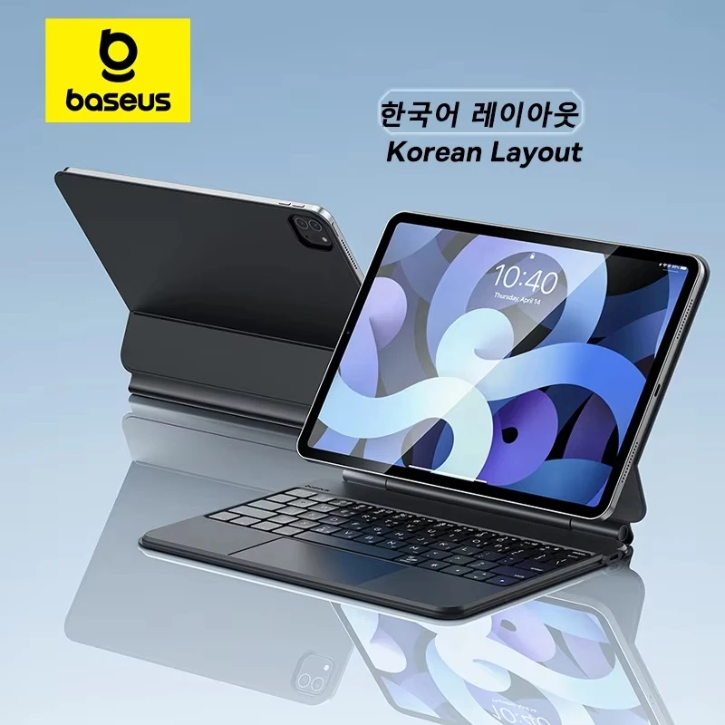 Baseus Magic Keyboard Case PU Bezprzewodowa klawiatura Bluetooth do iPada Pro 11 cali 2018 2020 2021 2022 10,9 cala do iPada Air 4 5 6