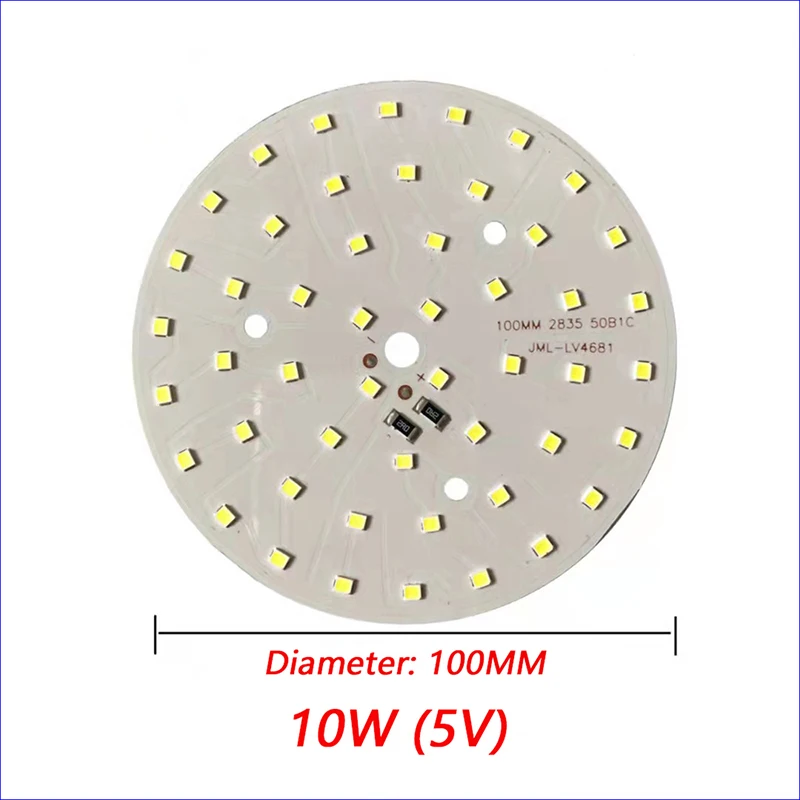 1 pz DC3V-5V dimmerabile 5730 SMD LED lampada 1W 2W 3W 4W 5W 10W LED Light Beads bianco bianco caldo con interruttore di regolazione della luce.