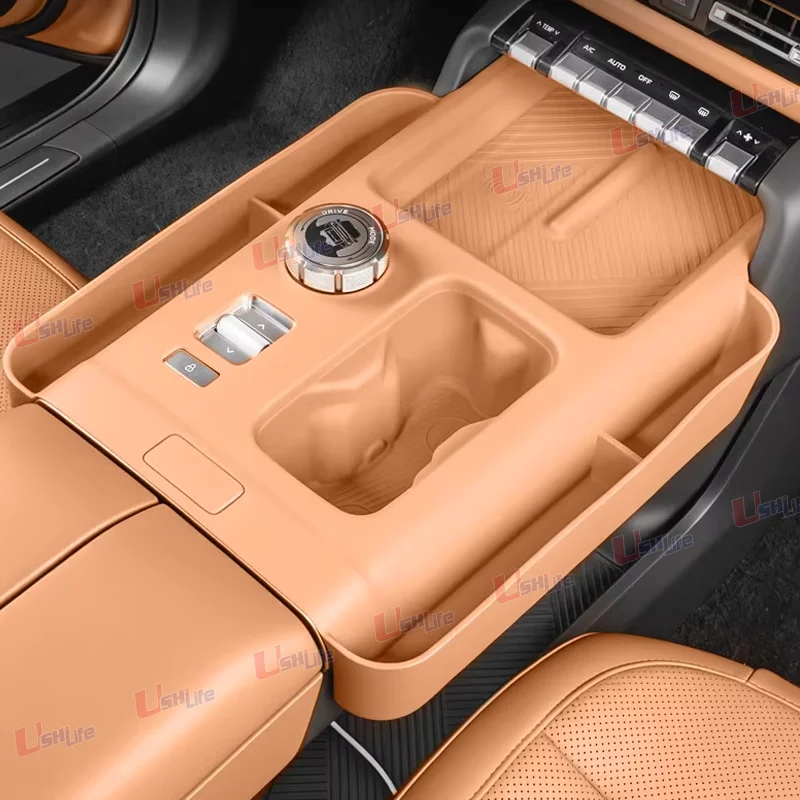 

Для Chery ICAR V27 2025 2026 2027: Органайзер для центральной консоли автомобиля, держатель для телефона и стакана из силикагеля, автомобильные аксессуары