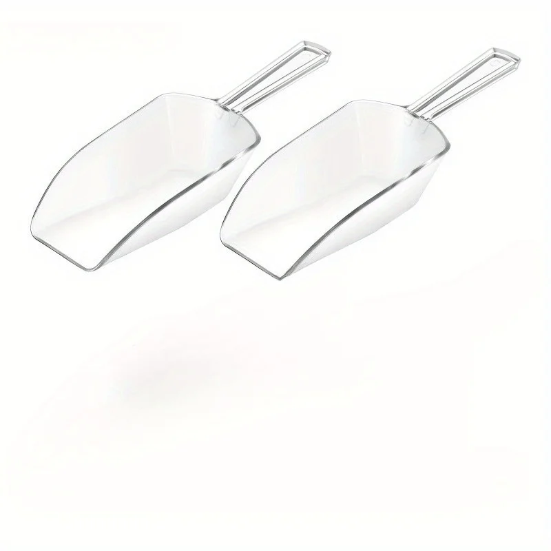 2pcs Multi-purpose Scoops | Kitchen Ice Scoop, Bath Scoops, Food Candy Sugar Scoop for Kitchen Bar Party Wedding