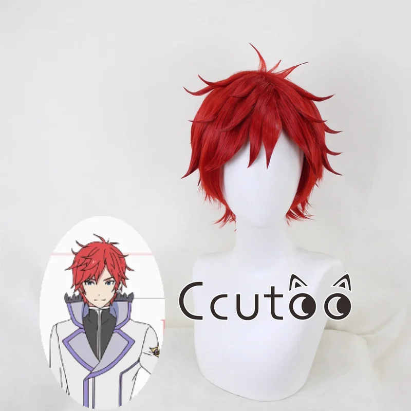 شعر مستعار رينهارد فان أستريا قصير أحمر اللون من الشعر الاصطناعي لحفلات الهالوين #1