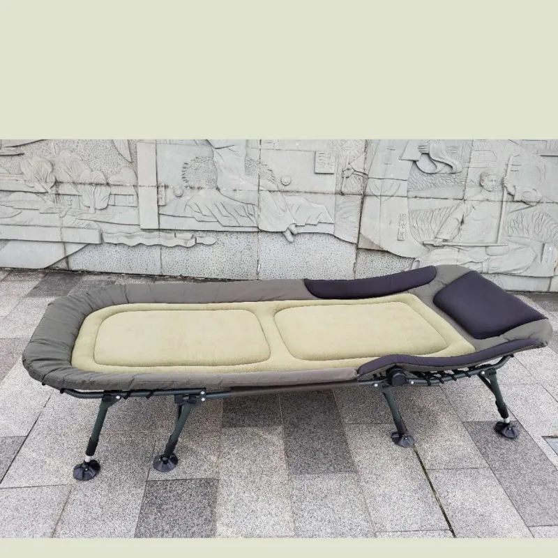 European all-terrain foldable adjustment high and low oversized lunch break home outdoor bed