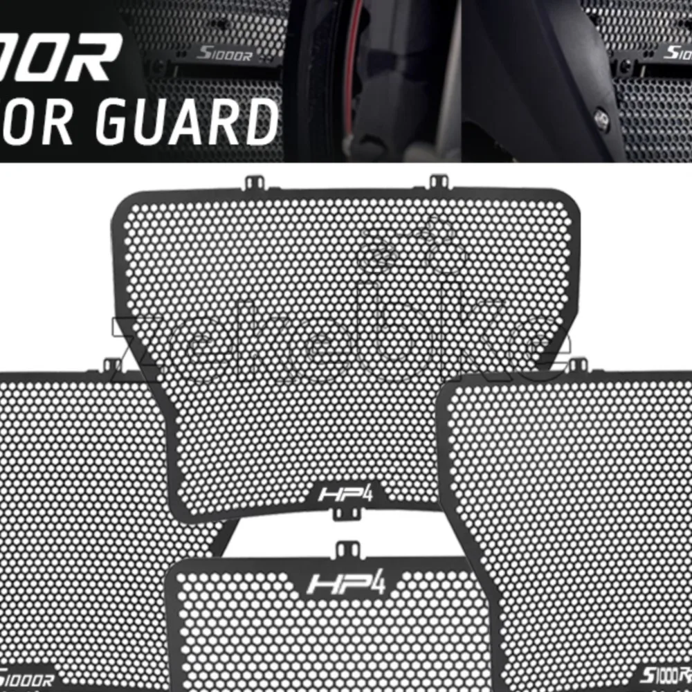 FOR BMW HP4 S1000RR 2009-2014 S1000R 2014-2018 2019 2020 Motorcycle Radiator Guard Protector S1000 RR/R Oil Cooler Grill Cover