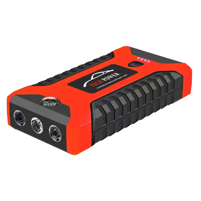 Imagem -06 - Eafc Portable Car Jump Starter Power Bank Bateria Booster Chargerstarting Dispositivo Auto Emergência Start-up Iluminação 12v