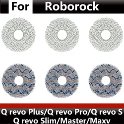 For Roborock Q Revo Curv/Pro/S Vacuum Cleaner Accessories, Mop Consumables for Q Revo Plus/Pro/Slim Floor Mopping Robots