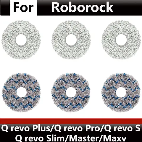 Roborock Q Revo Curv/Pro/S 진공 청소기 액세서리, Q Revo Plus/Pro/Slim 바닥 청소 로봇용 걸레 소모품